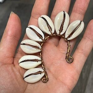 Cowry shell ear cuff